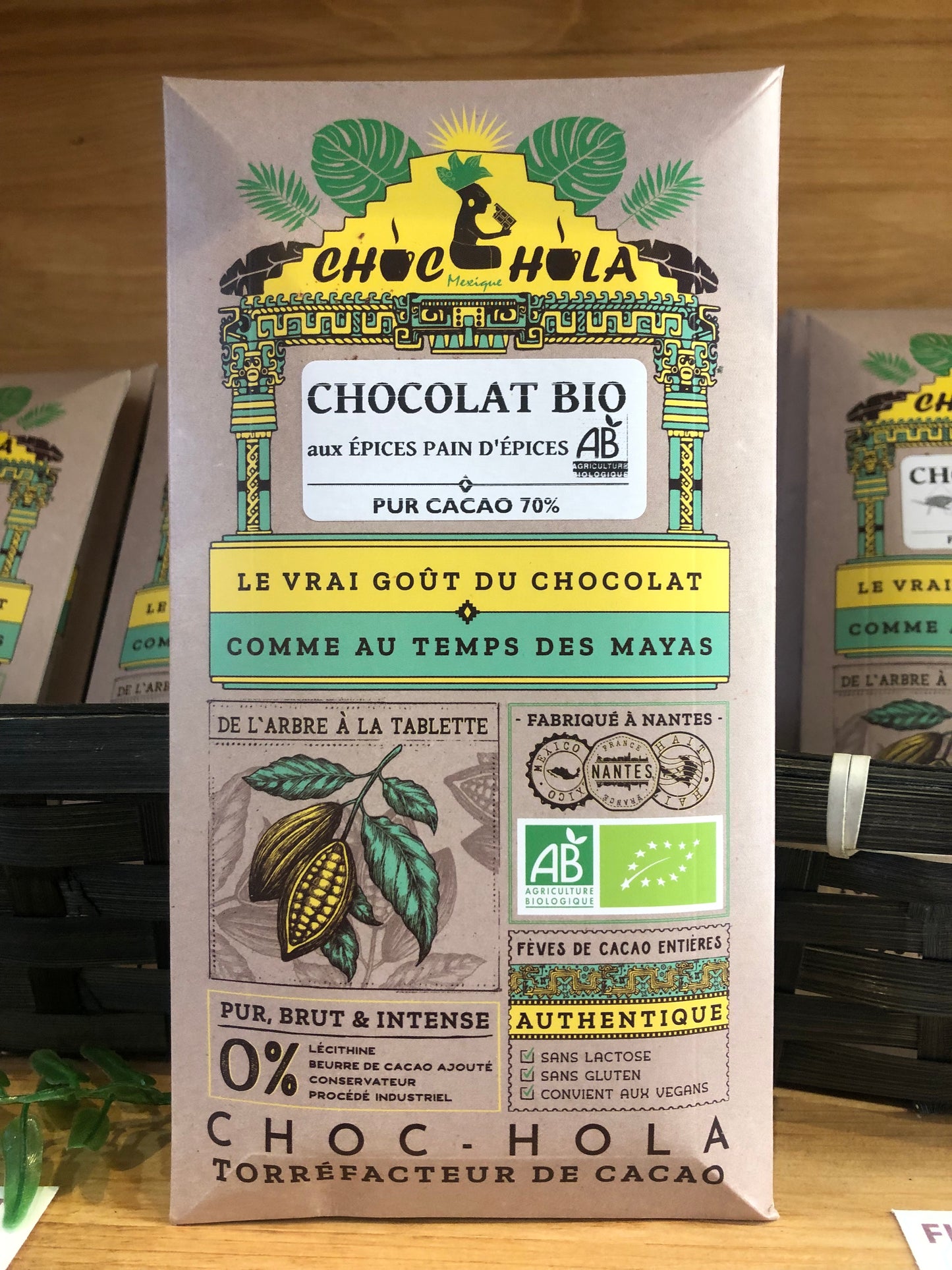 CHOCOLAT BIO origine Mexique